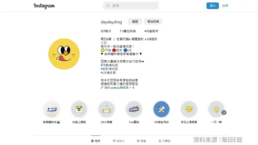 2026最新IG行銷8大密技一次看！從「漲粉」轉向「變現」的終極攻略 instagram-marketing每日e錠帳號截圖