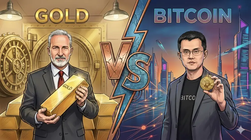 比特幣 vs 黃金:CZ 對決 Peter Schiff,打破「虛擬無價值」的迷思,看懂未來金融趨勢