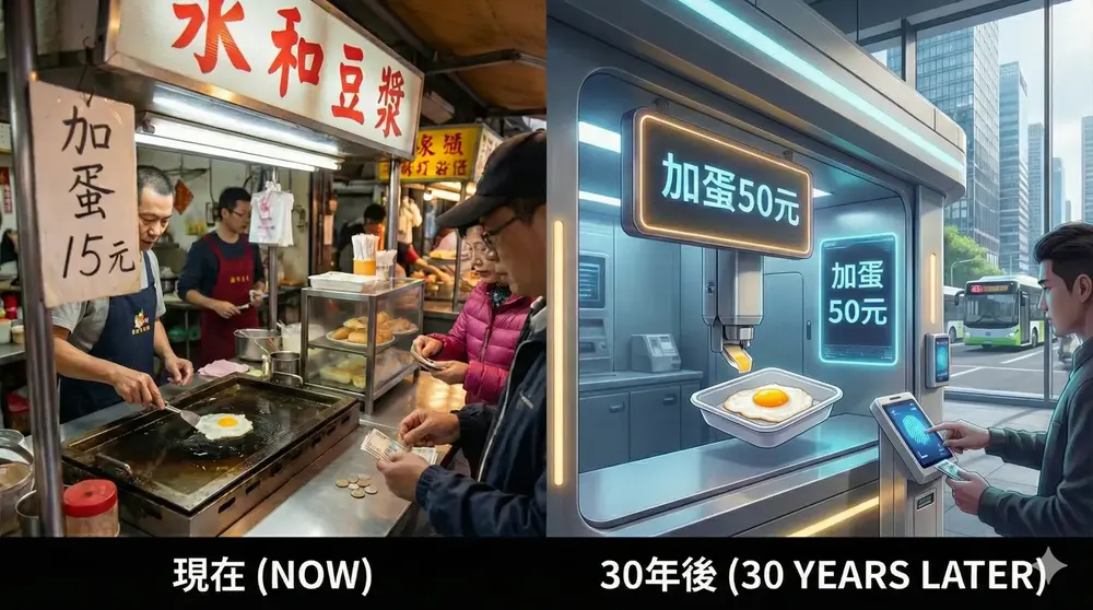 通膨持續,未來加一顆蛋可能變成50元